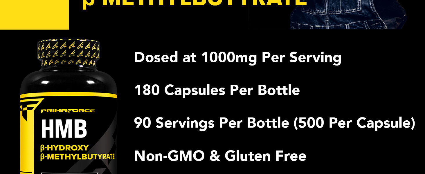 PrimaForce HMB 1000mg / 180 capsules