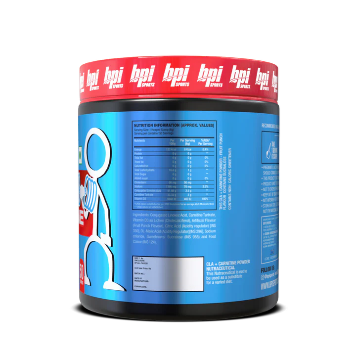 BPI CLA+ Carnitine - 300 Gms - 50 servings
