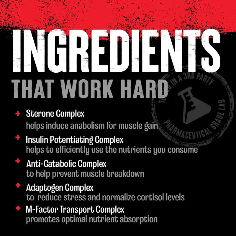 Animal M-Stak Non-Hormonal Muscle-Building Formula