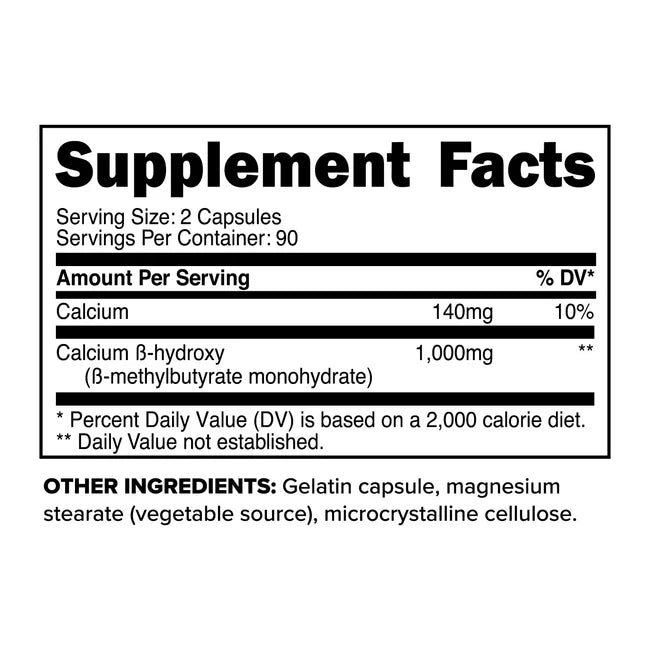 PrimaForce HMB 1000mg / 180 capsules