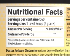 Micronized Glutamine