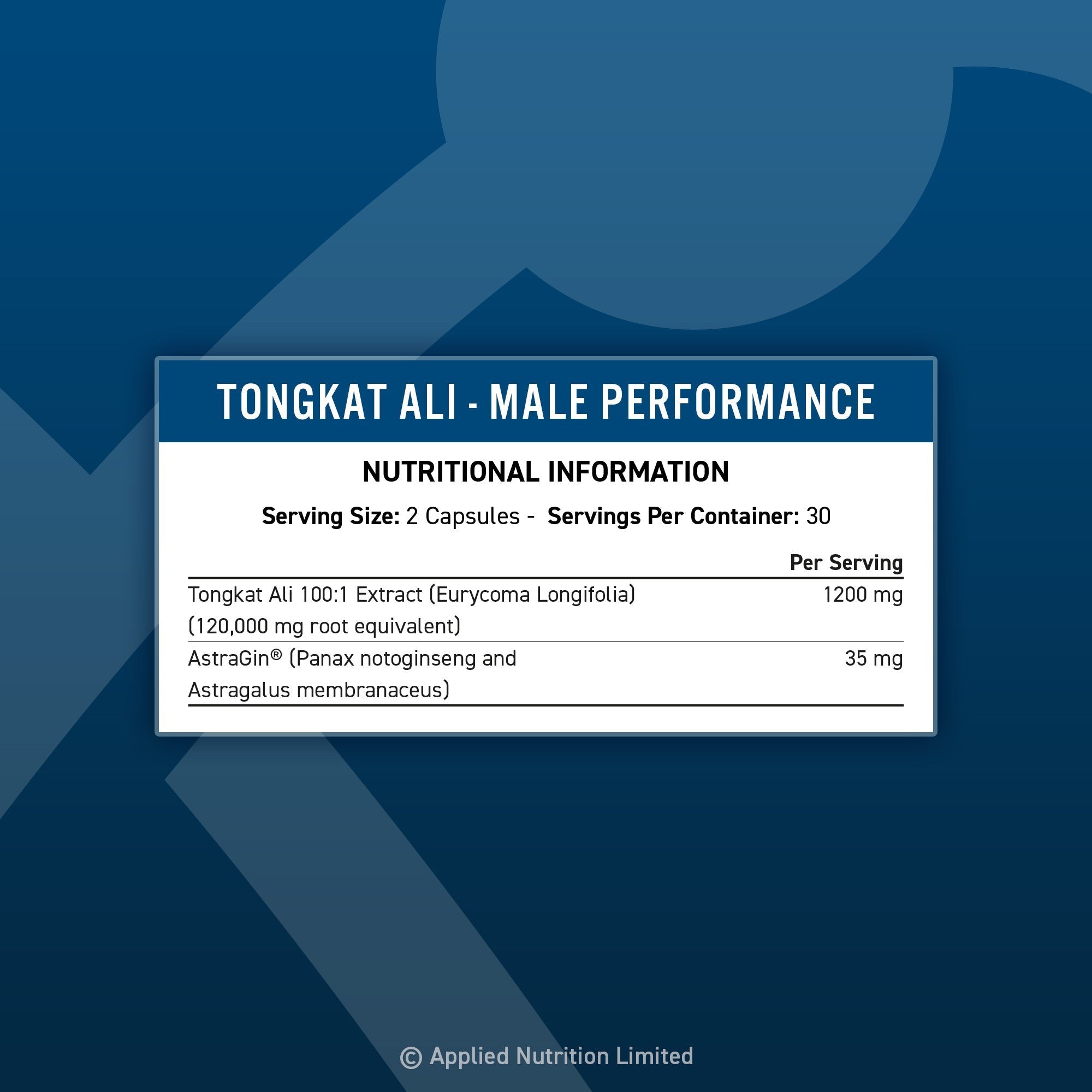 Tongkat Ali Long Jack Testosterone Supplement 1200mg