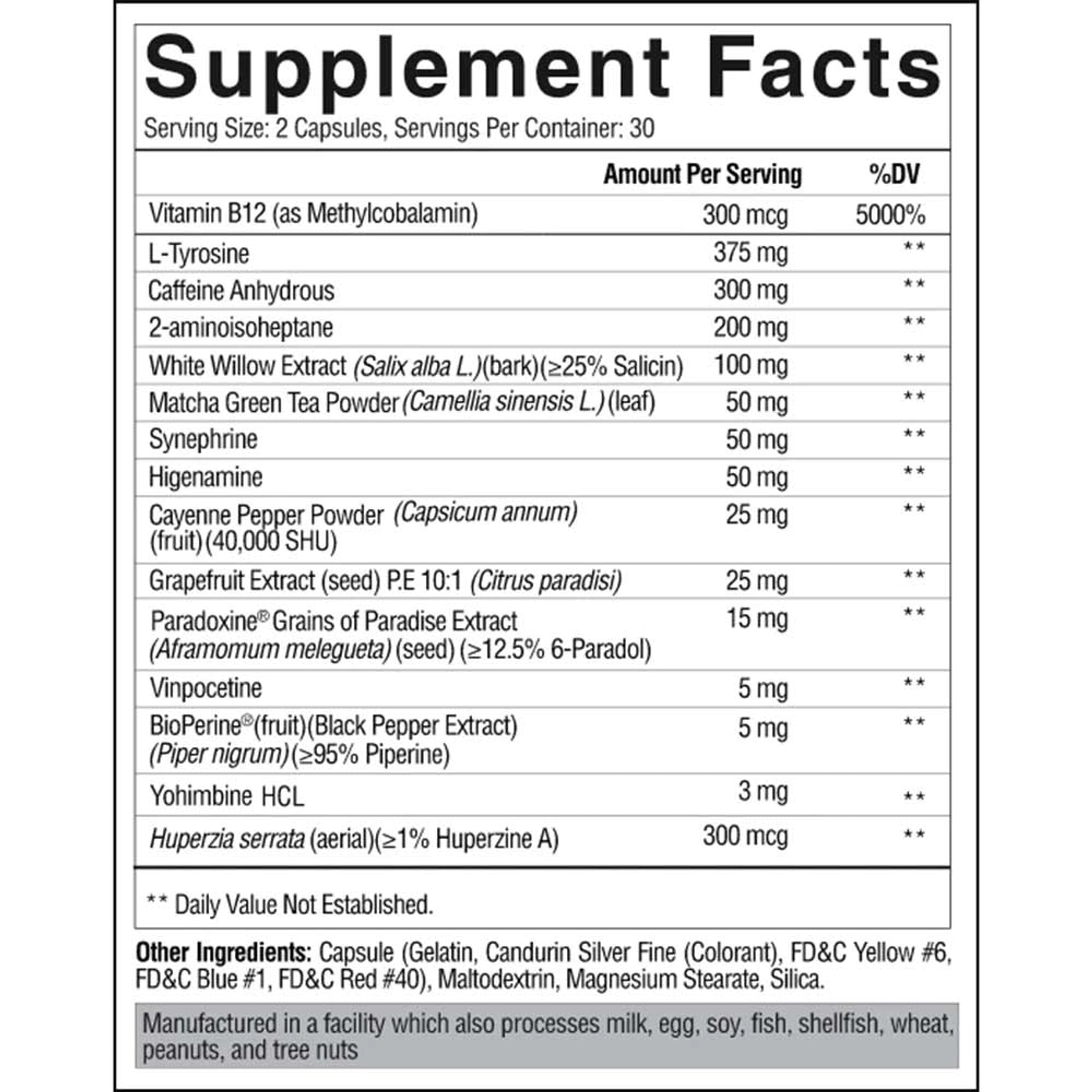 Condemned Labz Arsynist Fat Burner, 60 capsules