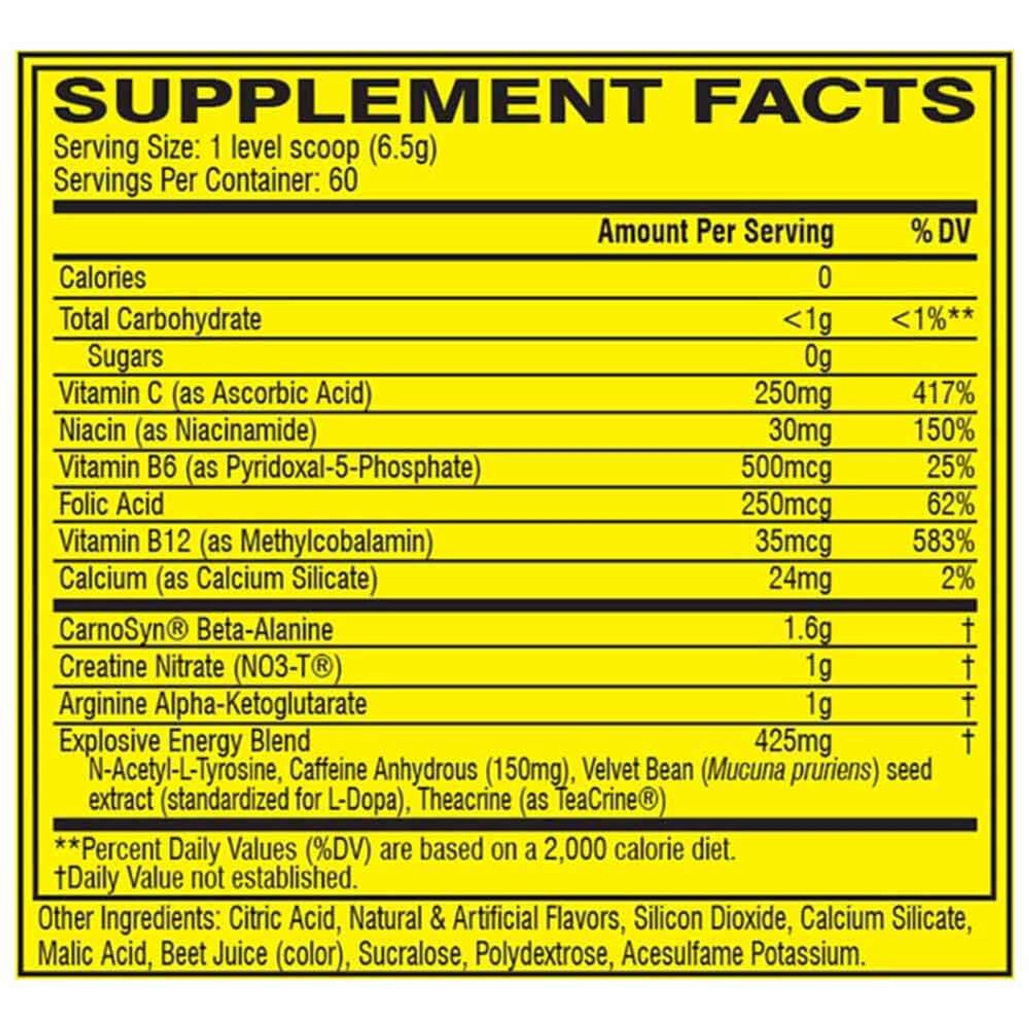 Cellucor C4 The Original Explosive Pre-Workout, 360 g (0.80 lb)